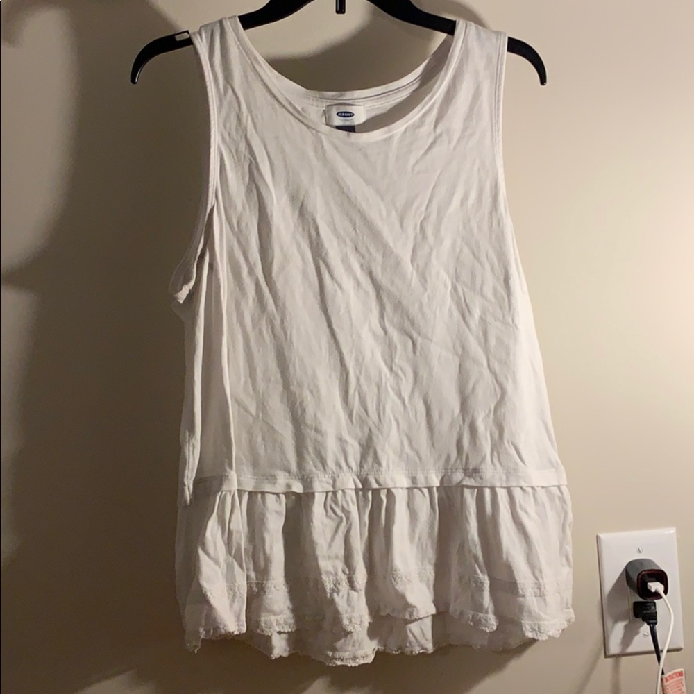 old navy peplum tank